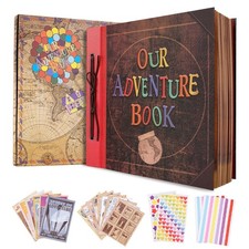 Scrapbook Photo Album 60 Pages Memory Book DIY Photo Book for Family Baby Travel picture