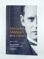 Alexander Alekhine's Best Games by Alexander Alekhine (1996, Trade Paperback) picture