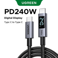 UGREEN 240W USB-C Cable Digital Display PD3.1 Fast Charging Type-C Cord picture