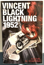 Vincent Black Lightning 1952 by Alfred Sciarrino, RARE, VERY GOOD picture