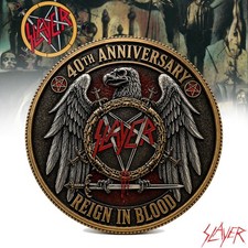 Slayer Reign In Blood 40th Anniversary Eagle Commemorative Coin picture