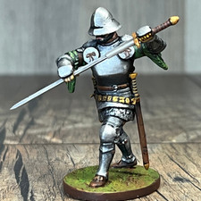 painted Tabletop Miniature German knight. soldiers 54mm (60mm) picture