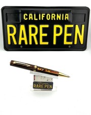 Vintage OMAS Paragon XL Arco Brown Celluloid Ballpoint Pen Mint or Unused picture