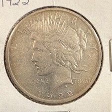 1922-P Peace Silver Dollar Coin picture