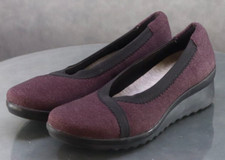 Clarks Cloudsteppers Women's Comfort Shoes Size 6 Eggplant Purple picture