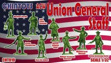 CHINTOYS CHT010 AMERICAN CIVIL WAR UNION GENERAL STAFF 8 FIGURES- BLUE picture