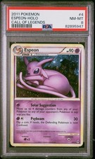 2011 Pokemon Call Of Legends Espeon #4 Holo PSA 8 SWIRL picture