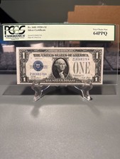 1928A $1 Silver Certificate PCGS 64PPQ Very Choice New Funnyback Fr. 1601 picture