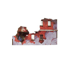 Micro Art Studio: World War II Normandy Ruined Large House 1 picture