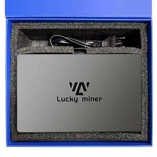 US Ship Lucky Miner LV08 4.5T SHA-256 Bitcoin BTC WIFI Miner Solo Mining Lotto picture