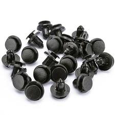 100X 8mm Hole Outer Garnish Push-Type Retainer Nylon Clips For Subaru 909140044 picture