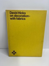 David Hicks On Decoration with Fabrics First Edition 1971 Hardcover picture