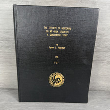 Dissertation Effects of Mentoring On At Risk Students Signed Nasrallah 1991 UCF picture