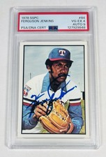 1978 SSPC Ferguson Jenkins #480 PSA 4 AUTO 9  Baseball Card HOF Rangers 0 Higher picture