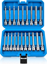 20PC Extra Long Allen Hex Bit Socket Set S2 Steel Hex Head Socket picture