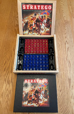 Vintage 2002 STRATEGO Nostalgia Series Battlefield Strategy Game in Wood Box picture