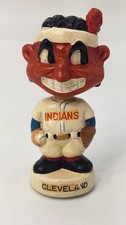 Vintage 1960's Cleveland Indians Mini Chief Wahoo Bobblehead Nodder picture