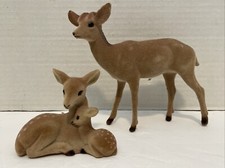 Vintage/Pre-Owned*Set/Lot of Flocked Standing/Laying/Lying Dee Figures/Figurines picture