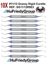 10X HU FRIEDY Dental #11/12 Gracey Curette Rigid Everedge 2.0 SG11/12R9E2 picture