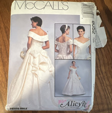 McCall’s Alicyn Exclusives 8052 Women’s Bridal Dress Sewing Pattern Size 20 picture