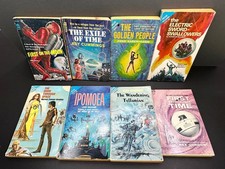 Vintage Science Fiction Ace Double Paperback Lot 8 Books 13 Stories PBO Firsts picture