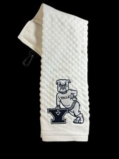 Yale University (5in Logo) Golf Towel / (6in x 25in) Cotton 42k Stitches picture
