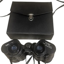 Vintage Empire 7x50 Binoculars Made in Japan Tested Working w/ Original Case picture