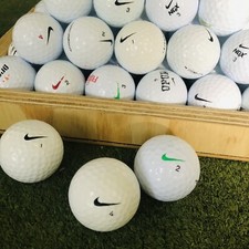 50 Near Mint Nike Mix 5A/4A Used Golf Balls -  picture