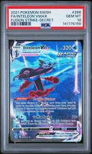 Inteleon Vmax 266/264 Secret Fusion Strike Pokemon PSA 10 Gem Mint picture