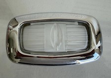 Vintage 1953-1954 Hudson Jet Interior Dome Light Lens & Chrome Bezel Super Clean picture