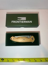 BladeBox Frontierman Folding Knife Flipper EDC D2 Blade Wood Handle New In Box picture