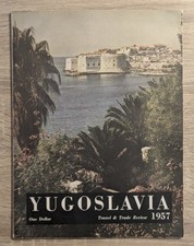 Vintage 1957 Yugoslavia Travel & Trade Review Guide Cold War Tourism Booklet JAT picture