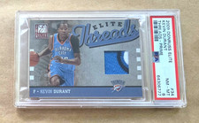 KEVIN DURANT ~~~~ ( sp  /25 ) THREADS PRIME PATCH ~~~~ 2009 donruss elite PSA 8 picture