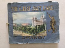 Salt Lake City Utah Antique Book Portfolio of Photographs 1906, 24 Photogravures picture