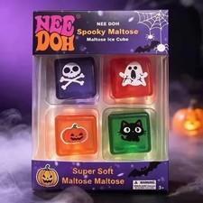 Nee-Doh-Halloween Spooky Maltose Nice Ice Baby Cube Squish Schyling Super Soft picture