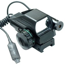 Tactical Holographic Red / Green Reflex Scope and laser sight combo 4 Reticles picture