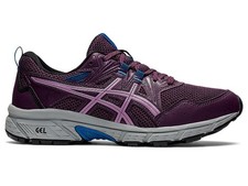 ASICS Women's Gel-Venture 8 Trail Shoes, 7 US (B), DEEP Plum/Black, RARE COLOR picture