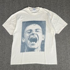Vintage Morrissey 1991 Kill Uncle Tour T-Shirt Hanes Beefy-T White XL Rock Tee picture