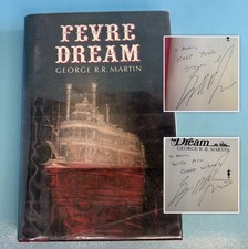 SIGNED TWICE - 1st/1st Fevre Dream George R. R. Martin 1982 HC Poseidon Press picture
