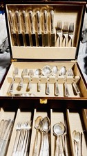LOUIS XIV  Towle Sterling Silver  Flatware Pat 1924  Set of 8 service 60 pieces picture