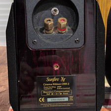 Sunfire Cinema Ribbon CRM-2 Bookshelf Speakers Pair 400W 8 Ohm Black picture