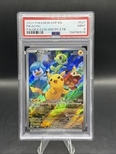 Pokemon 2023 S&V Paldea Evolved Pokemon Center Promo Pikachu #027 PSA 9 picture
