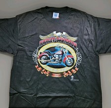 NOS Vtg 1987 Harley Davidson Holoubek Shirt Mens Large American Made NEW NWT picture