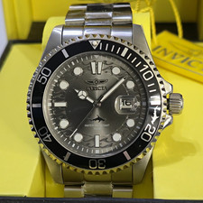Invicta Pro Diver 30806 Mens Quartz Watch 43mm Steel Gray Dial Box Papers WR100 picture