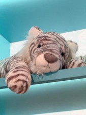 Jellycat Sacha Snow Tiger Large Plush Toy 18 inch with Dust Bag Included picture