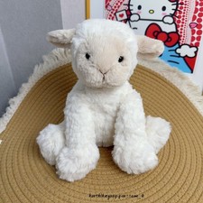 Jellycat White Medium Fuddlewuddle Lamb Plush toy Toy gift 9in picture