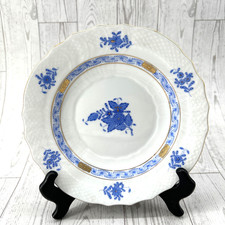 Herend Chinese Bouquet Blue Round 1518 Dessert Plate 7.5 in picture