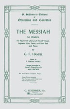 The Messiah: An Oratorio for Four-Part Chorus of Mixed Voices, Sopra - VERY GOOD picture
