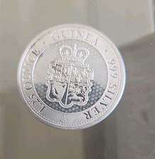 2021 St. Helena 1.25 oz Silver Guinea Coin picture