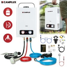 Camplux 6L Outdoor Gas Water Heater w/Pump Option Portable Shower for RV Camping picture